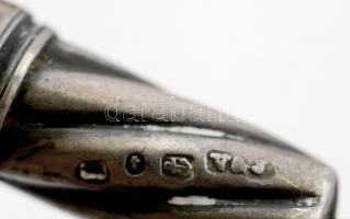 Ezüst ceruzatartó, jelzett, h:8 cm, bruttó:9 g