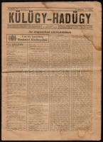 1917 A Külügy.hadügy c. újság előléptetéseket tartalmazó száma