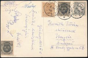 1954 A boxolók, közte Papp László által Svédországból hazaküldött képeslap, aláírásaikkal