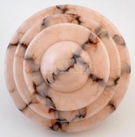 Dekoratív csillár, fém szerelékkel, m: 74 cm + tejüveg lámpabura, d: 24 cm