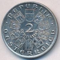Ausztria 1928. 2Sch Ag "Schubert" T:2 
Austria 1928. 2 Schilling Ag "Schubert" ...