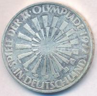 NSZK 1972G 10M Ag "Olimpia / Spirál" T:2 
FRG 1972G 10 Mark Ag "Olympic Games Munich...
