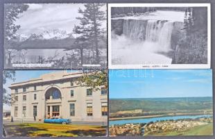Kb. 209 db MODERN kanadai városképes lap / Cca. 209 modern Canadian town-view postcards