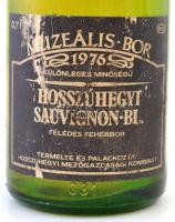 1976 Muzeális bor: hosszúhegyi sauvignon blanc, félédes fehérbor, 0,7 l