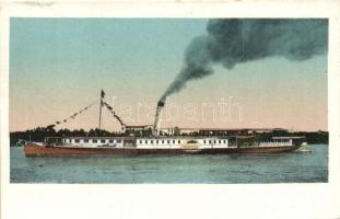 SS Budapest utasszállító gőzhajó / Hungarian steamship SS Budapest (kis szakadás / small tear)