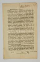 1844 Izenete a' Karoknak és Rendek a' mélt. Főrendekhez a' katonai élelmezés és száll...