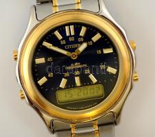 Citizen Cronograph karóra fém szíjjal, működő, jó állapotban / Citizen wristwatch. Works well