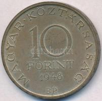 1948. 10Ft Ag "Széchenyi" T:2 Adamo EM2