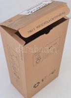 Régi német viharlámpa, jelzett, rozsdás, m: 21 cm