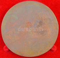 1985. "Felszabadulásunk 40. évfordulójára" Br emlékplakett dísztokban. Szign.: KO (98mm) T...