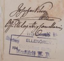 1837 Kollár István (1764-1844) királyi tanácsos, választott püspök aláírása egyházi ügyben íródott o...