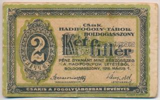 Boldogasszony / hadifogolytábor 1916. május 1. 2f arab sorozat és sorszámmal T:III,III-
Adamo HHB-1...