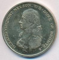 Nagy-Britannia DN Horatio Nelson / Trafalgar 1805. okt. 21. fém emlékérem (32mm) T:2 Great-Britain ND Horatio Nelson / Trafalgar Oct. 21. 1805. metal commemorative medallion (32mm) C:XF