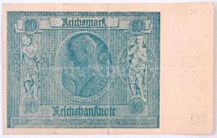 Német 3. Birodalom / Graz, Linz és Salzburg 1945. 10M fotómechanikus eljárással készült bankjegy T:I...