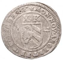 Német Államok / Nürnberg 1622. 10kr Ag "II. Ferdinánd" (1,82g) T:2-
German States / Nurnb...