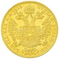 Ausztria 1915. Dukát Au "Ferenc József" utánveret (3.49g/0.986) T:1- 
Austria 1915. 1 Duc...