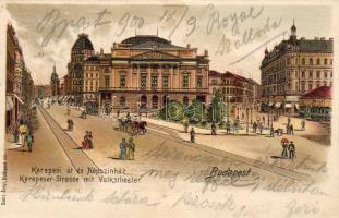 Bp. Volkstheater C Litho