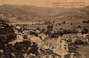 Doboj, panorama view from the castle ruins