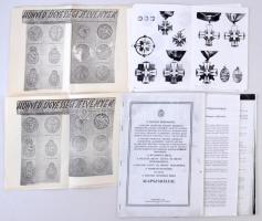 Különböző okmányok: "Ejtőernyős ügyességi és csapatjelvények Magyarországon, 1939-1945." f...
