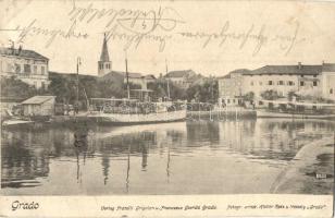 Grado, Hotel Cerf Dor, steamships