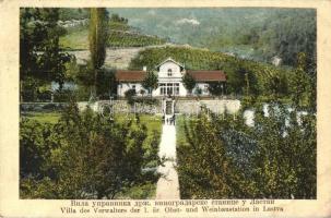 Lastva, Villa des Verwalters der 1.är. Obst- und Weinbaustation / Villa of the administrator of the First Fruit and viticulture station