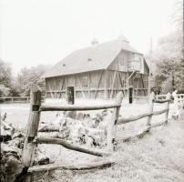 1983 Túristvándi vízimalom, 6 db szabadon felhasználható vintage negatív, 6x6 cm