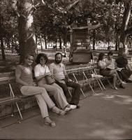 cca 1970 Latinovits Zoltán színész Szegeden, 5 db szabadon felhasználható vintage negatív, 6x6 cm