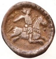 1180-1240. Bracteata Ag III. Béla - IV. Béla (0,27g) T:2  Hungary 1180-1240. Bracteata Ag Bela III/IV (0,27g) C:XF Huszár: 195., Unger I.: 121.