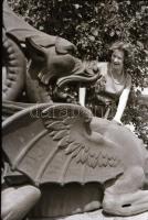 1963 Budapesti vidámpark, 14 db szabadon felhasználható vintage negatív, 24x36 mm