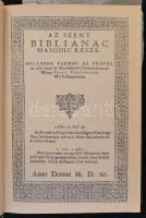 Vizsolyi Biblia. I-II. köt. Budapest, 1981, Helikon Kiadó, Kner Nyomda. Kiadói aranyozott, bordázott...