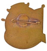 DN "MAHART 10 év Törzsgárda" zománcozott jelvény (31-34mm) T:2 karcolások