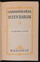 Gárdonyi Géza: Isten rabjai. Gárdonyi Géza munkái. Bp., é.n., Dante. Kilencedik kiadás. Kiadói illus...