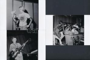 1970. november 14. Az OMEGA együttes lemez felvételen, Kotnyek Antal (1921-1990) fotóriporter hagyat...