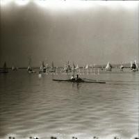 cca 1965 Velencei-tó, Sinka Antal - a velencei Agrokomplex fotósának - képriportja, 8 db vintage neg...