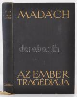 Madách Imre: Az ember tragédiája. Sajtó alá rendezte Kardos Albert. Babits Mihály előszavával. Zichy Mihály nyolc rajzával. Bp., é.n., Athenaeum. Huszonötödik kiadás. Kiadói aranyozott egészvászon-kötés, ex libris-szel. Jó állapotban.