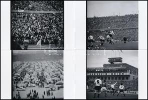 1967 Budapest, Népstadion, Ausztria-Magyarország mérkőzésről készített riport, Kotnyek Antal (1921-1990) fotóriporter hagyatékából, 16 db vintage negatív (6x6 cm) és az erről készült mai nagyítások (10x15 cm)
