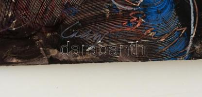 Olvashatatlan jelzéssel: Csoportkép. Vegyes technika, karton, 67×50 cm