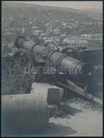 cca 1940-1950 Budapesti városképek, eseményfotók, 4 db vintage fotó, jelzett, feliratozott képek, 13...