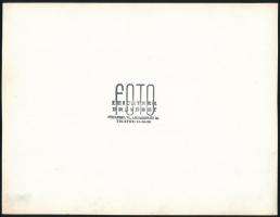 cca 1935 Leichtner Erzsébet vintage fotója Szentpál Olga tánccsoportjának tagjairól, pecséttel jelze...