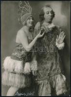 cca 1920 Strelisky műterem aláírt, vintage felvétele, 19x14,5 cm