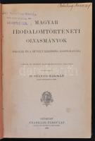 Dr. Szántó Kálmán: Magyar irodalomtörténeti olvasmányok. Iskolák és művelt közönség hasznára. Bp., 1890, Franklin. Korabeli félvászon-kötés, kopottas borítóval, de egyébként jó állapotban.