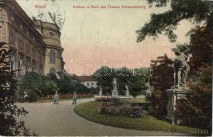 Vienna, Wien; Schloss und Park des Fürsten Schwarzenberg / castle and park