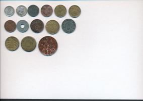 1936-1963. 14db-os vegyes fémpénz és zseton tétel, közte Német 3. Birodalom, Ausztrália, Svédország,...