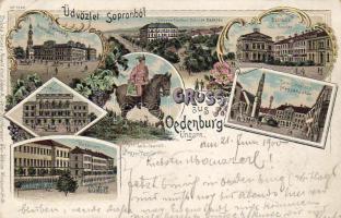 Sopron (Oedenburg) mit Kaserne 1900 C Litho (EK)