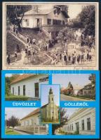 11 db főleg MODERN magyar városképes lap, leginkább használatlan képeslapok / 11 mostly MODERN Hungarian town-view postcards, mostly unused