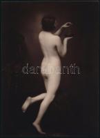 cca 1928 Demeter Károly (1892-1983) párizsi korszakából való 3 db fotóművészeti alkotás, vintage fel...