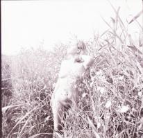 1986 Pákozd, nádi romantika, 10 db szolidan erotikus felvétel, vintage negatívok, 6x6 cm / 10 erotic...