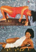 8 db MODERN megíratlan erotikus sakk képeslap / 8 MODERN unused erotic chess postcards