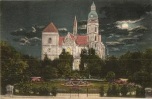 Kassa, Kosice; Székesegyház, este / cathedral, night
