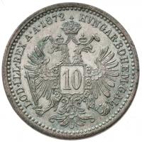 Ausztria 1872. 10kr Ag "Ferenc József" T:1-
Austria 1872. 10 Kreuzer Ag "Franz Josep...